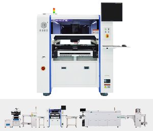 六頭飛拍貼片機高配生產線